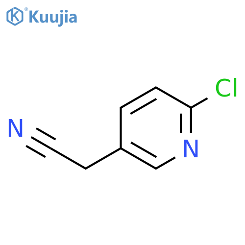 2-(6-chloropyridin-3-yl)acetonitrile structure