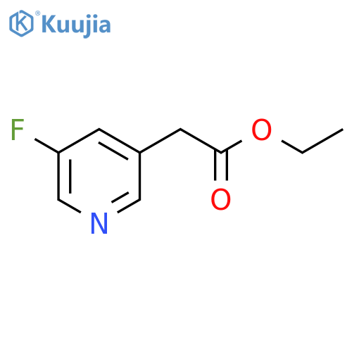 Ethyl 2-(5-fluoropyridin-3-YL)acetate structure