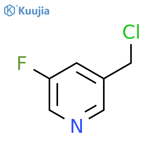 3-(CHLOROMETHYL)-5-FLUOROPYRIDINE structure