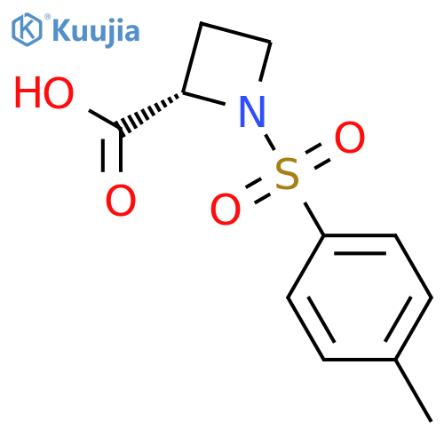 2-Azetidinecarboxylic acid, 1-[(4-methylphenyl)sulfonyl]-, (2S)- structure