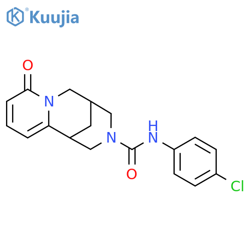 N-(4-chlorophenyl)-6-oxo-7,11-diazatricyclo[7.3.1.0^{2,7}]trideca-2,4-diene-11-carboxamide structure