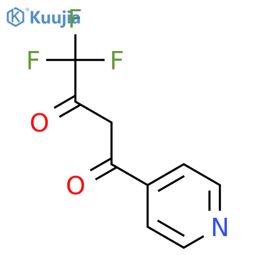 4,4,4-Trifluoro-1-(pyridin-4-yl)butane-1,3-dione structure