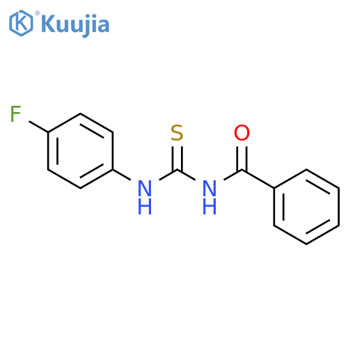 Benzamide,N-[[(4-fluorophenyl)amino]thioxomethyl]- structure