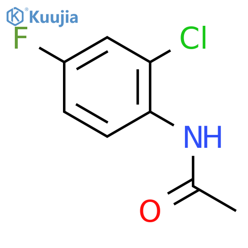 N-(2-Chloro-4-fluorophenyl)acetamide structure