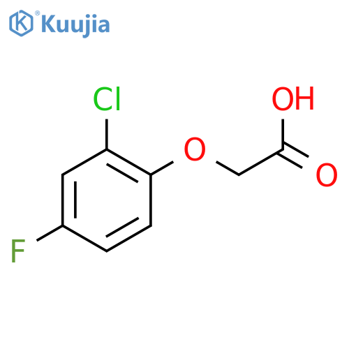 (2-Chloro-4-fluorophenoxy)acetic Acid structure