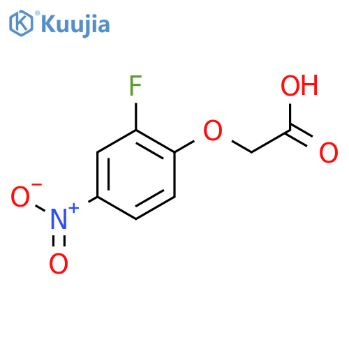 2-(2-fluoro-4-nitrophenoxy)acetic acid structure