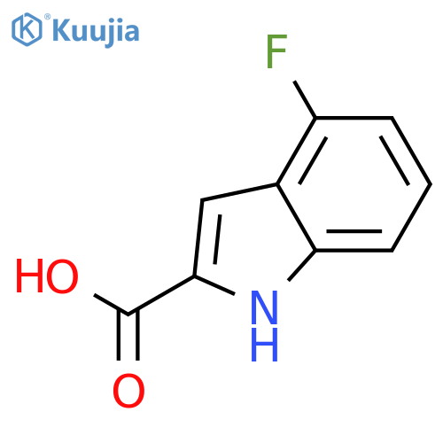 4-fluoro-1H-indole-2-carboxylic acid structure