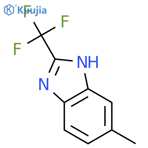 6-Methyl-2-(trifluoromethyl)-1H-benzimidazole structure