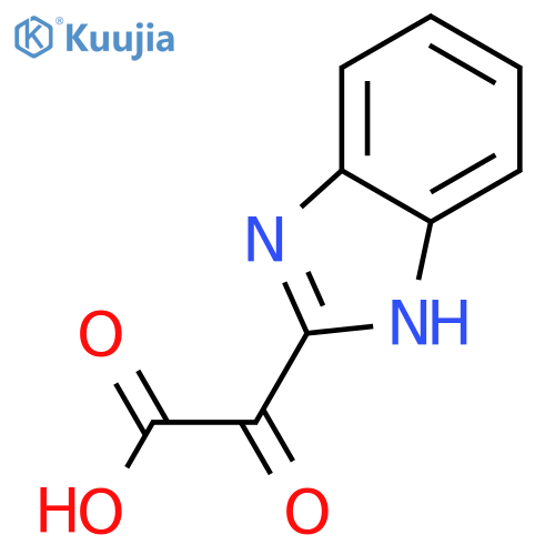 1H-Benzimidazole-2-aceticacid, a-oxo- structure