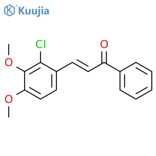 2-PROPEN-1-ONE, 3-(2-CHLORO-3,4-DIMETHOXYPHENYL)-1-PHENYL- structure