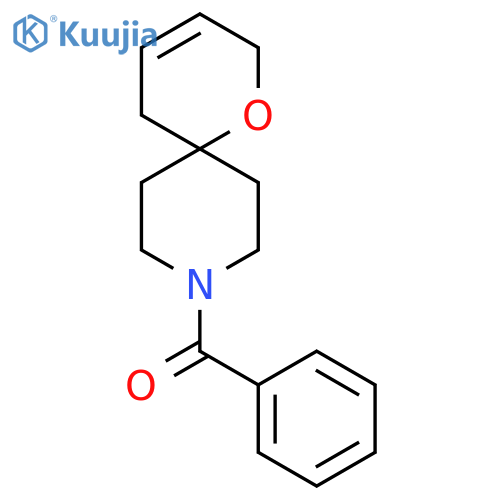 1-Oxa-9-azaspiro[5.5]undec-3-ene, 9-benzoyl- structure