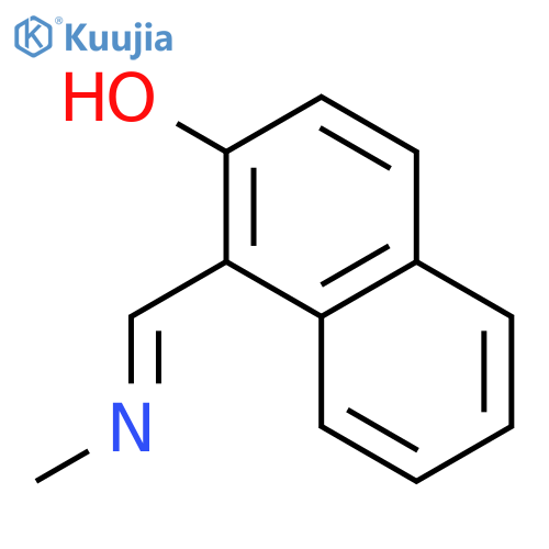 2-NAPHTHALENOL, 1-[(E)-(METHYLIMINO)METHYL]- structure