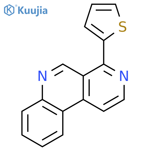 BENZO[C][2,7]NAPHTHYRIDINE, 4-(2-THIENYL)- structure
