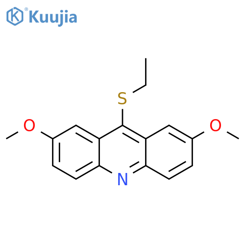 Acridine, 9-(ethylthio)-2,7-dimethoxy- structure