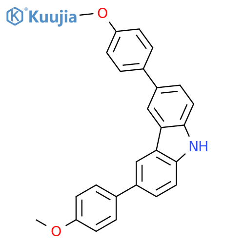 9H-Carbazole, 3,6-bis(4-methoxyphenyl)- structure