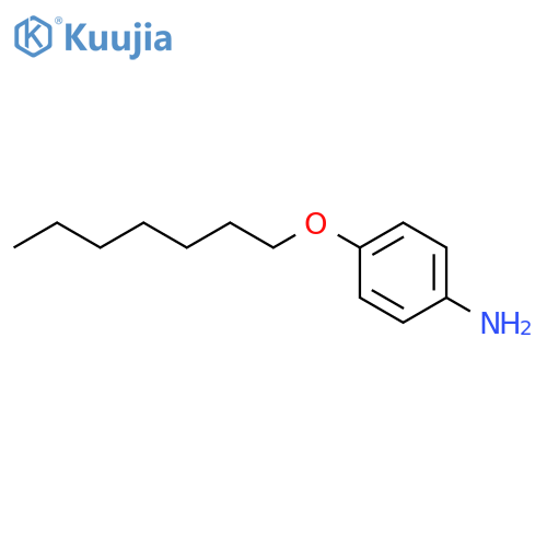 4-Heptyloxyaniline structure
