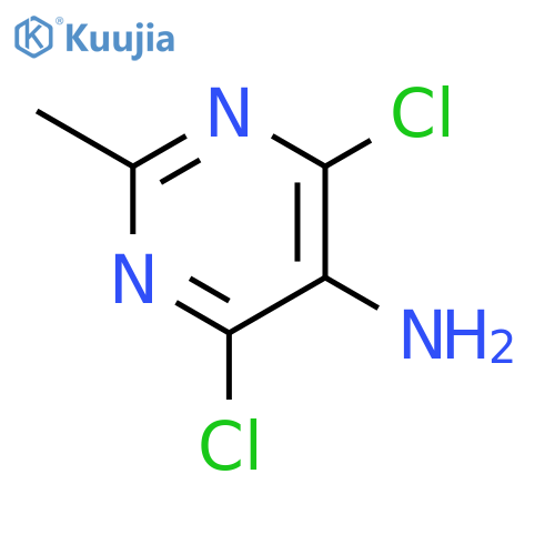 4,6-Dichloro-2-methylpyrimidin-5-amine structure