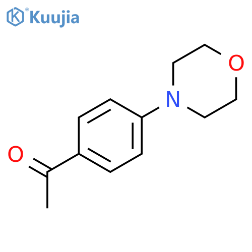 1-[4-(morpholin-4-yl)phenyl]ethan-1-one structure