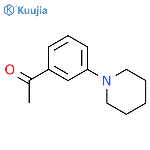 1-(3-(Piperidin-1-yl)phenyl)ethanone structure