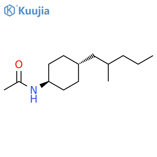 DL-N-ACETYL-4-(2-METHYLPENTYL)-CYCLOHEXYLAMINE structure