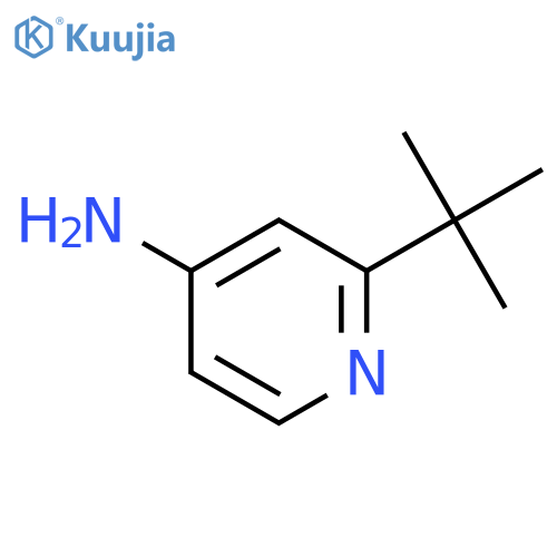 2-(1,1-Dimethylethyl)-4-pyridinamine structure
