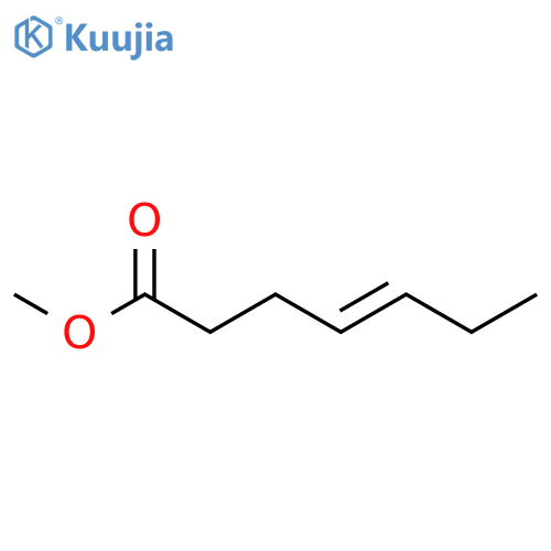 (Z)-methyl 4-heptenoate structure