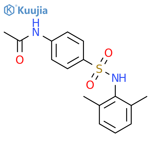 4'-(2,6-Dimethylphenylsulfamoyl)acetanilide structure