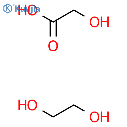 Ethane-1,2-diol;2-hydroxyacetic acid structure