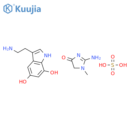 5,7-dihydroxytryptamine creatinine sulfate structure