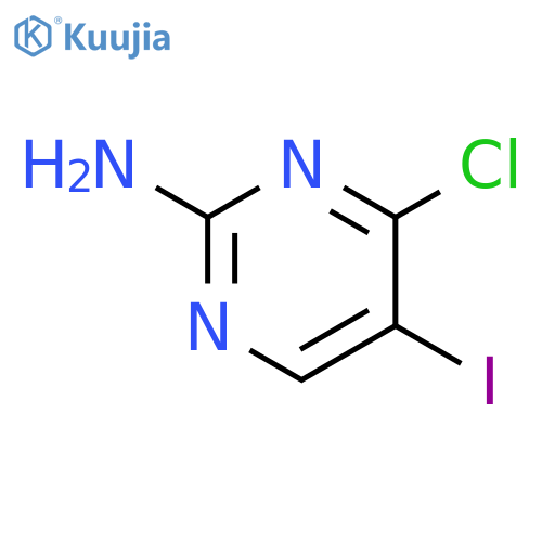 4-chloro-5-iodopyrimidin-2-amine structure