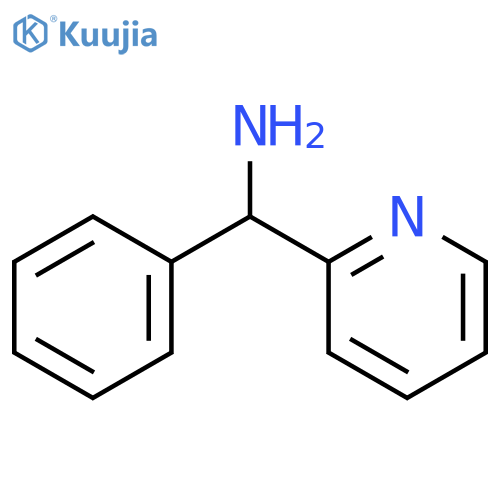 Phenyl(pyridin-2-yl)methanamine structure