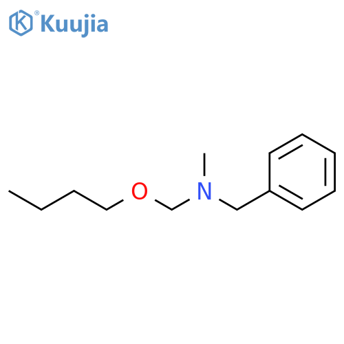 Benzenemethanamine, N-(butoxymethyl)-N-methyl- structure