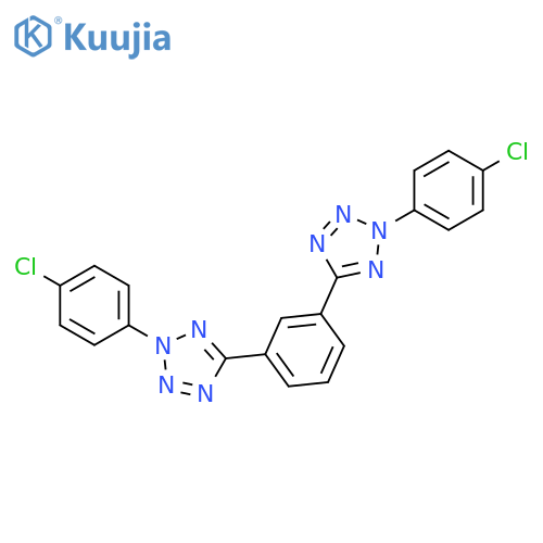 2H-TETRAZOLE, 5,5'-(1,3-PHENYLENE)BIS[2-(4-CHLOROPHENYL)- structure