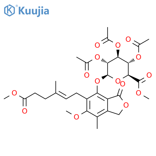 Mycophenolic Acid Methyl Ester 6-(Tri-O-acetyl-b-D-glucuronic Acid Methyl Ester) structure