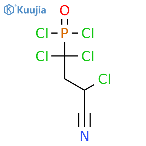 Phosphonic dichloride, (1,1,3-trichloro-3-cyanopropyl)- structure