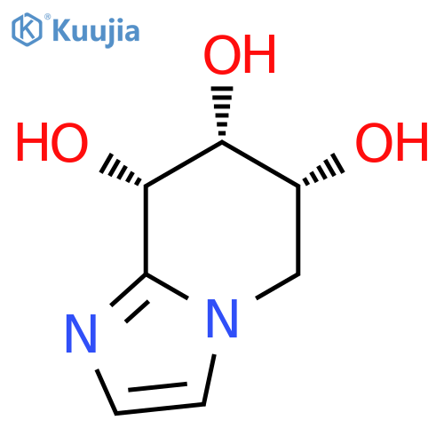 Imidazo[1,2-a]pyridine-6,7,8-triol, 5,6,7,8-tetrahydro-, (6R,7R,8S)- structure