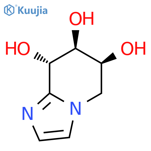IMIDAZO[1,2-A]PYRIDINE-6,7,8-TRIOL, 5,6,7,8-TETRAHYDRO-, (6S,7S,8S)- structure