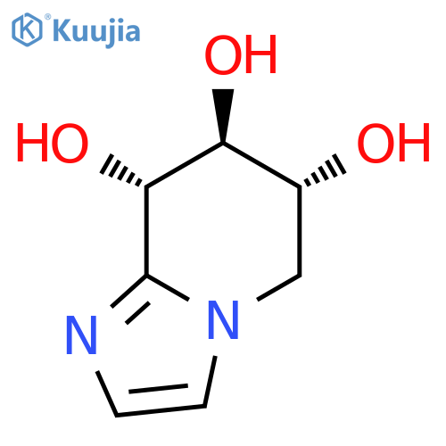 Imidazo[1,2-a]pyridine-6,7,8-triol, 5,6,7,8-tetrahydro-, (6R,7S,8S)- structure