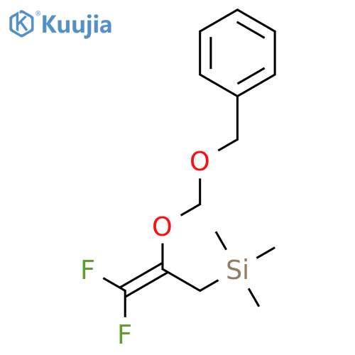 SILANE, [3,3-DIFLUORO-2-[(PHENYLMETHOXY)METHOXY]-2-PROPENYL]TRIMETHYL- structure