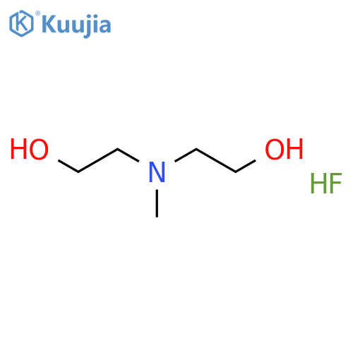 Ethanol, 2,2'-(methylimino)bis-, hydrofluoride structure