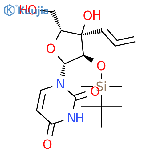 Uridine, 2'-O-[(1,1-dimethylethyl)dimethylsilyl]-3'-C-1,2-propadienyl- structure