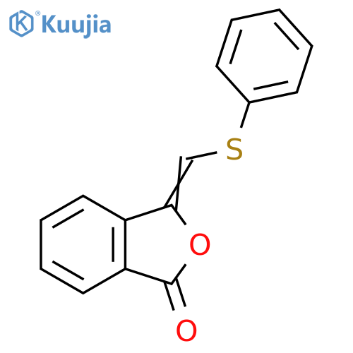 1(3H)-Isobenzofuranone, 3-[(phenylthio)methylene]- structure
