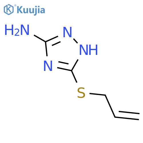 1H-1,2,4-Triazol-3-amine, 5-(2-propenylthio)- structure