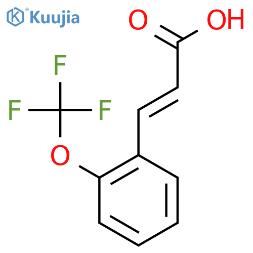 3-2-(trifluoromethoxy)phenylprop-2-enoic acid structure
