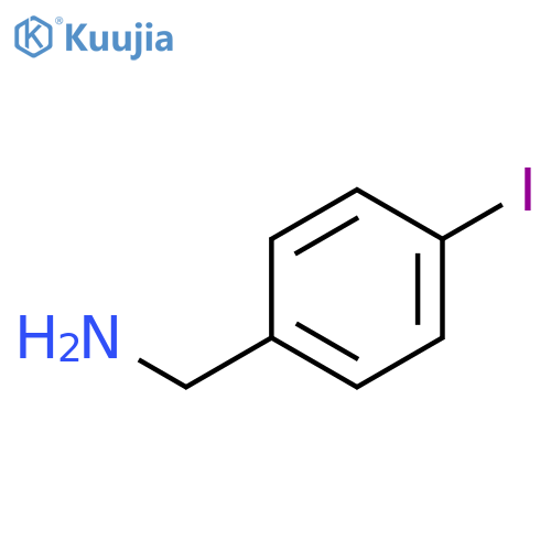 1-(4-iodophenyl)methanamine structure