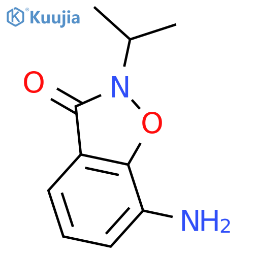 1,2-BENZISOXAZOL-3(2H)-ONE, 7-AMINO-2-(1-METHYLETHYL)- structure