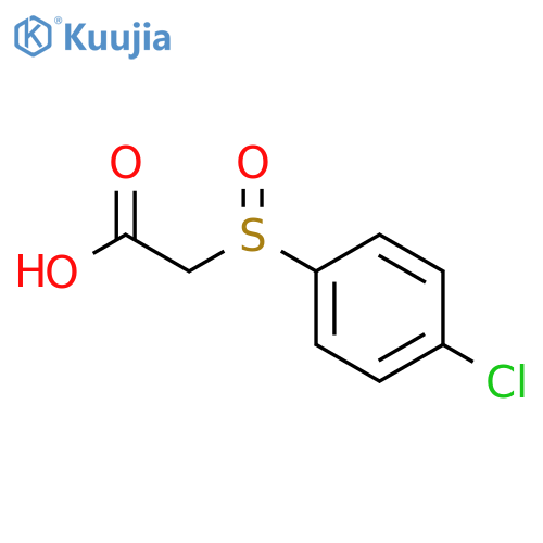 2-(4-chlorobenzenesulfinyl)acetic Acid structure