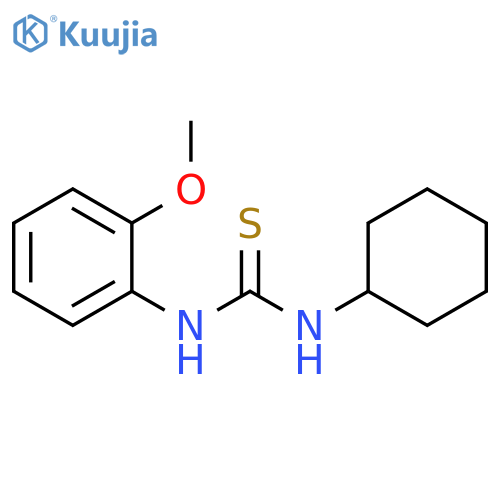 1-cyclohexyl-3-(2-methoxyphenyl)thiourea structure