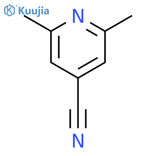 2,6-Dimethylisonicotinonitrile structure