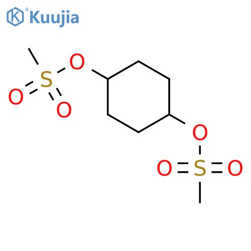 1,4-Cyclohexanediol,dimethanesulfonate, cis- (9CI) structure